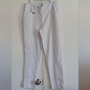 Peck & Peck White Pants